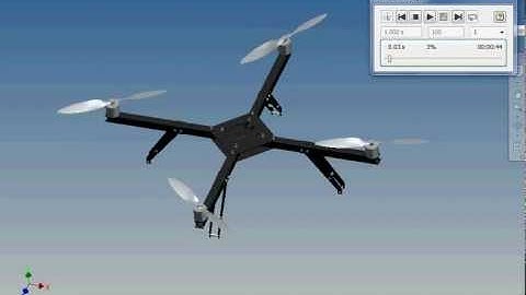 MECH ENG 4Z03 Quadcopter Animation