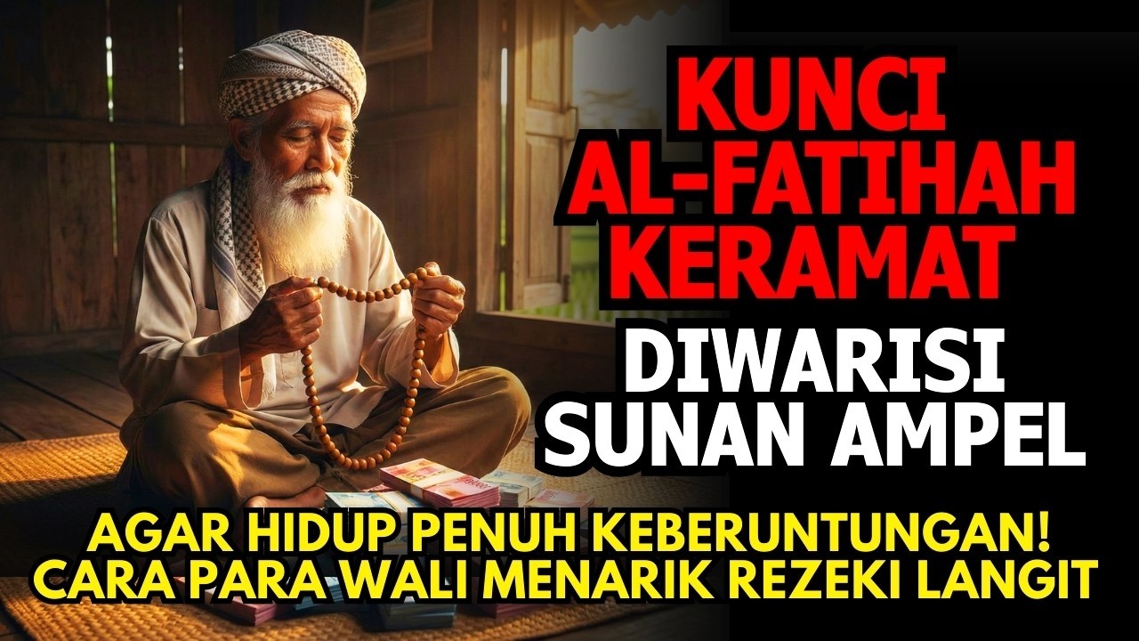 RAHASIA KUNCI AL-FATIHAH SUNAN AMPEL: Agar Dagang Laris & Hidup Kaya Berkah, Hutang Langsung Lunas!