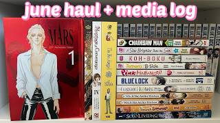 manga haul & media log - june 2026