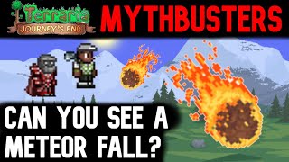 The Meteor Stakeout | Terraria Journey's End Mythbusters screenshot 3