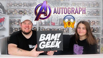Unboxing The Bam GEEK BOX With An Avengers EndGame Autograph , Movie Props & More - UK