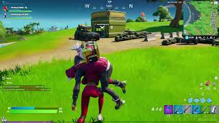 Fortnite Chapter 2, Season 1 - Carrying a Knocked Enemy to My Teammate
