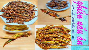 2 Cách Kho Cá Cơm Than Cứng Cáp Không Gãy | Cá Cơm Kho Tiêu | Cá Cơm Kho Nghệ By Ghiền nấu ăn