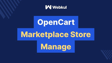 Opencart Marketplace Store Manage