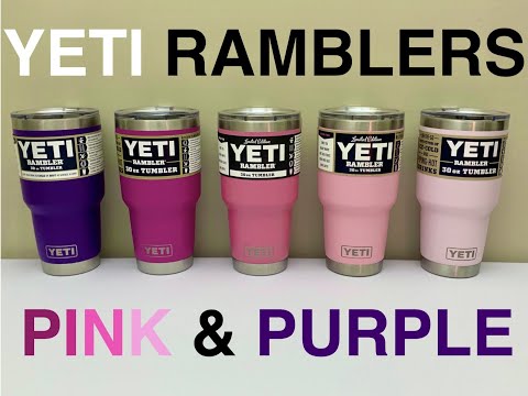 YETI 30oz PINK TRIO, RETIRED COLORS ALL BRAND NEW!