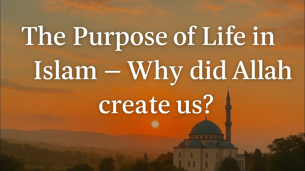The purpose of life in islam ,Why did Allah create us - YouTube