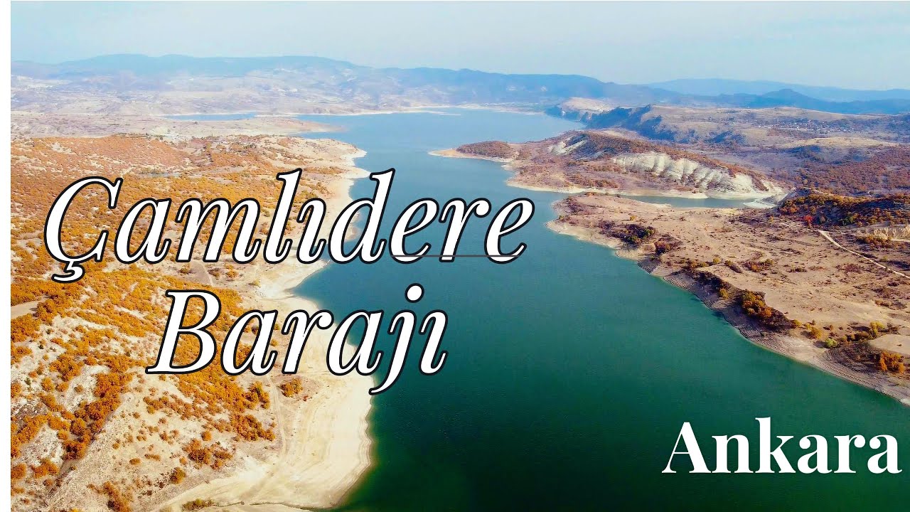 Çamlıdere Barajı - Ankara Drone Videosu Kasım 2024 4K