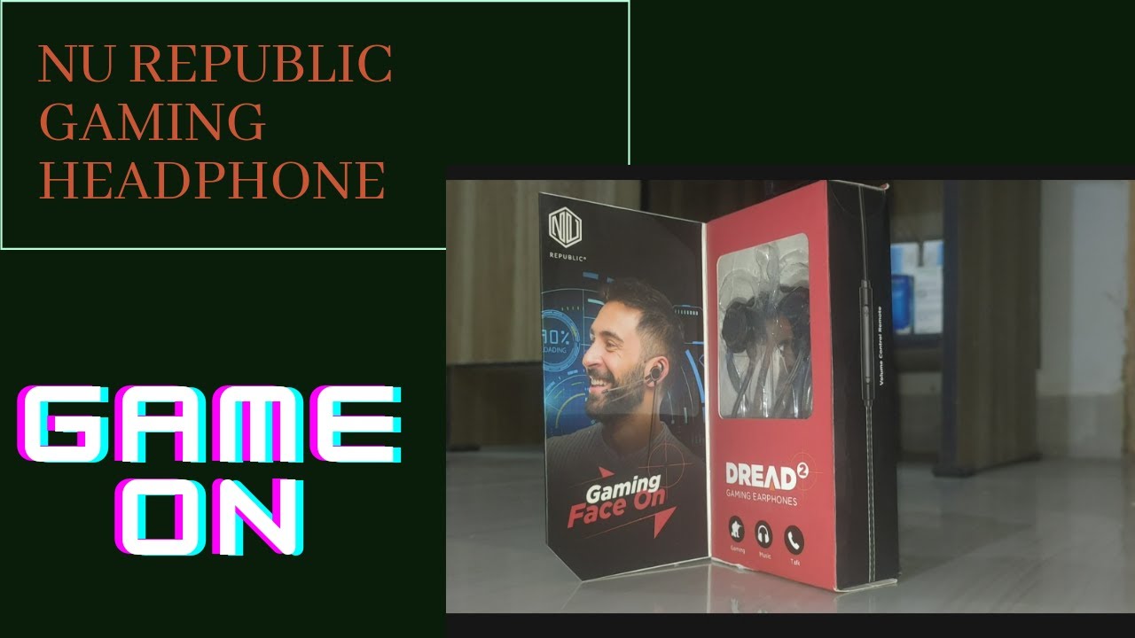 Unboxing and review of NU REPUBLIC Dread 2 gaming headphone