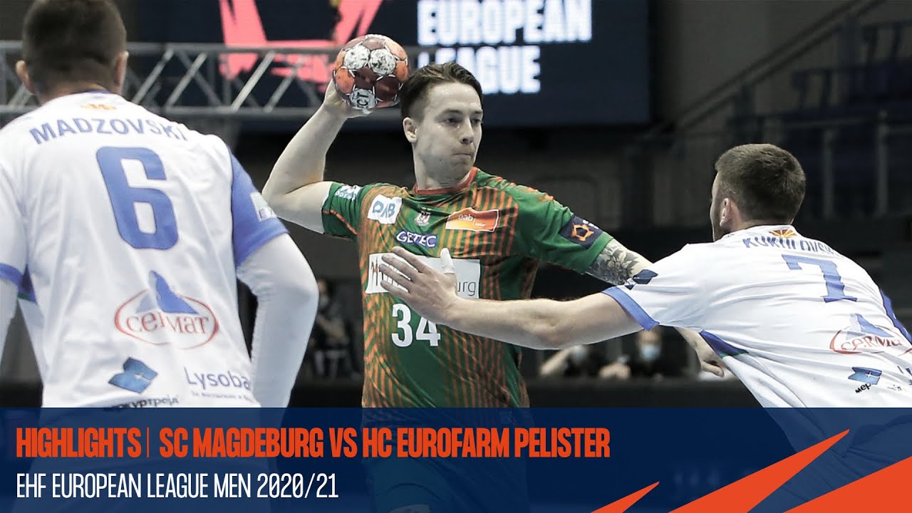 HIGHLIGHTS SC Magdeburg vs HC Eurofarm Pelister Last 16 EHF European League Men 2020/21