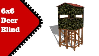 6x6 Deer Blind Plans - DIY Tutorial