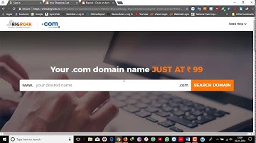 how to buy .com Domain at rs 99 for 1 year Godady, BigRock 100% working trick