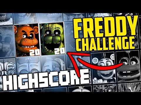 Freddy Challenge! (HIGHSCORE) | FNAF - Ultimate Custom Night