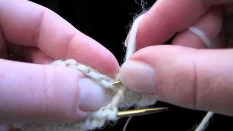 KNITFreedom - The Picot Hem: How To Knit A Picot Edge