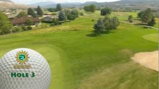 Hole 3 Aerial Fly Over at Rivershore Golf Links