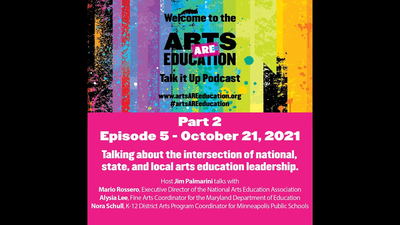 "Talk It Up" Podcast 5, Part 2: The Intersection of National, State & Local Arts Ed Leadership