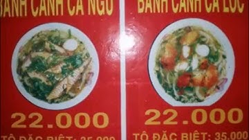 BÁNH CANH CÁ LÓC CƯỜNG ĐÔ LA 1 - 40/44 Lê Thị Hồng -- Phường 17 -- Gò Vấp