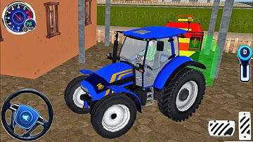 Real Tractor Farming 3D Simulator - Indian Tractor Driving 2025 Tractor Wala Game Android Gameplay