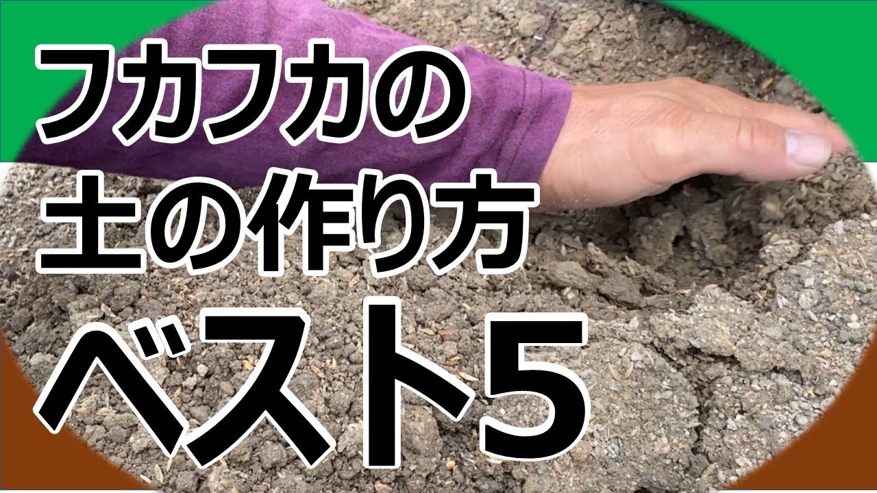 野菜の畑 フカフカの土作りの方法 ベスト5 Youtube