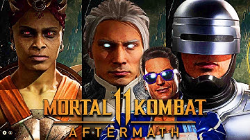 Mortal Kombat 11 Aftermath - Johnny Cage Announcer Voice Select Intros AFTERMATH dlc characters