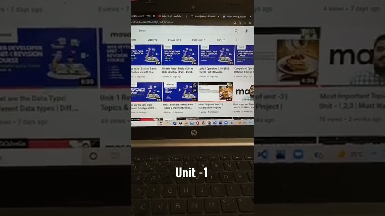 unit - 1 @Masai School