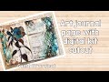 Art journal page with digital kit cutouts - Guest DT project