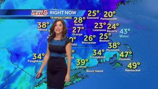 Video: Spring-like day before significant snow