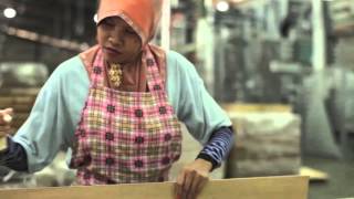 Unilin Wood Flooring   Production Process s