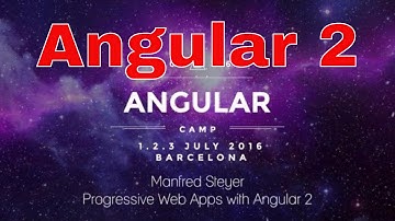 Progressive Web Apps with Angular 2 by Manfred Steyer