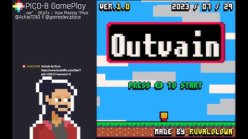 Metroidvania beginnings | Outvain | Pico-8 Gameplay