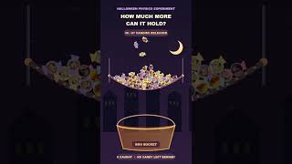 Halloween Boo Bucket vs 67 Meme Candies: The Bridge Snaps #Shorts