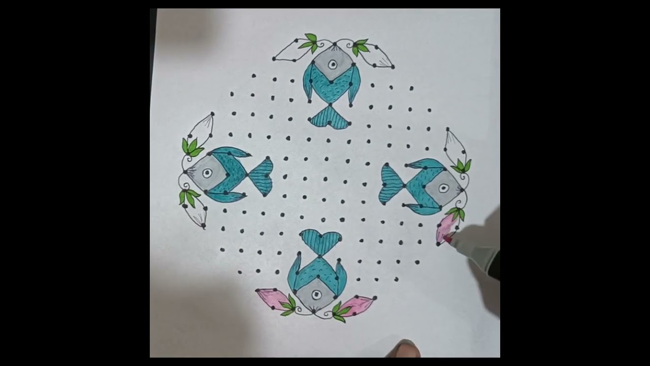 🧿15*5 చుక్కల అందమైన సంక్రాంతి పండుగ ముగ్గులు 🪁🎋🏵️ beautiful simple kolam muggulu Rangolis 🐟🌷🌿