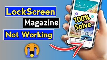 Realme lock screen magazine not working problem solutions | Lock screen magazine not working