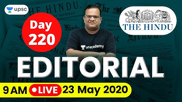 UPSC CSE 2020 | The Hindu Editorial Analysis for IAS Preparation by Ashirwad Sir | 23 May 2020