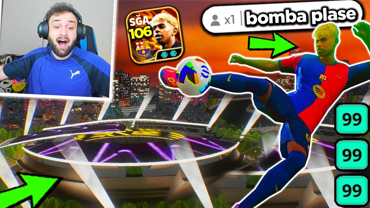 İKİ EPİC BİRDEN ÇIKTI 😲😲 106 BOMBA PLASE L. YAMAL ÇIKARTTIM!! EFOOTBALL 2025 MOBİLE TOP AÇILIMI