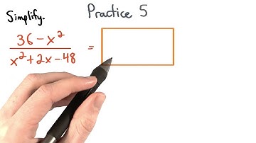 Simplify Rational Expressions Practice 5 - Visualizing Algebra