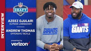 Giants Draft Preview Interviews: Azeez Ojulari & Andrew Thomas