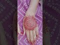 Zz simple rose menhdi design #mehndi #henna #indianculture #viralshort