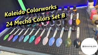 *Tooltime with Stryderprime* Kaleido Colorworks 24 Mecha Colors Set B - Unboxing/Review