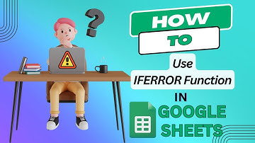 IFERROR Function | How to remove error in google sheets formula #googlesheets