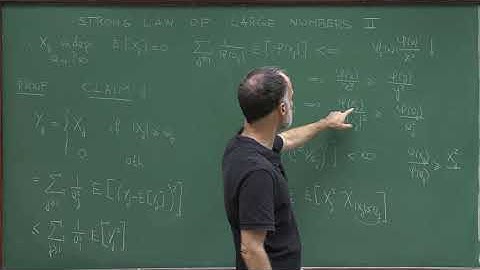 Master Program: Probability Theory - Lecture 14: Law of large Numbers II