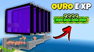 MELHOR Farm de OURO e XP no Minecraft Bedrock 1.21/26+!