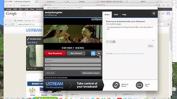 free Live  broadcast ustream with UVC grabber card (capture the A/V CVBS video input source)