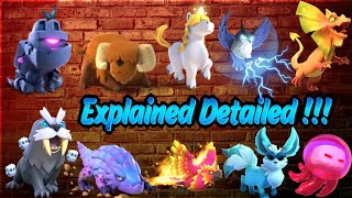 Best Pets Heros Function explained Fully ⚠️ watch carefully #clashofclans #pets #hero #highlights