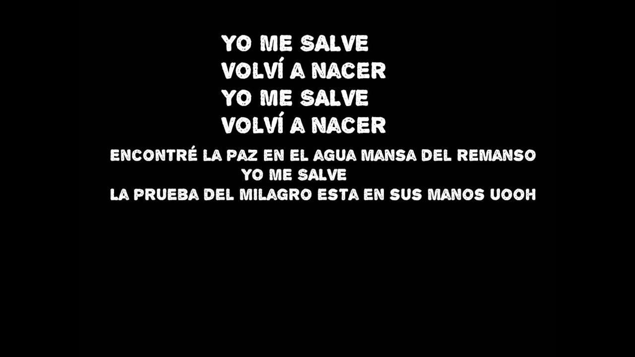 Evaluna Montaner -Yo me salve (Letra) - YouTube