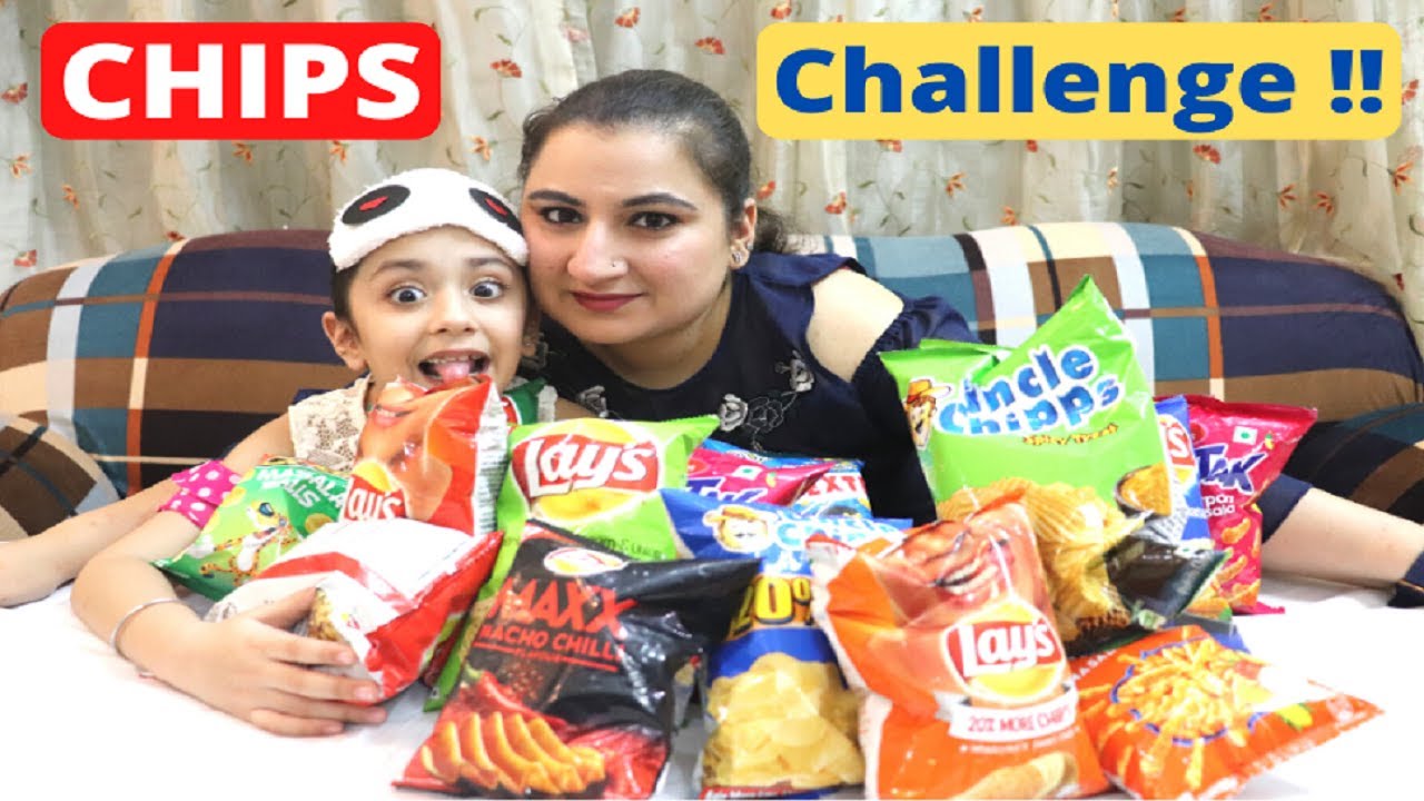 CHIPS CHALLENGE Kids Eating competition I Avreen's Fun zone. YouTube
