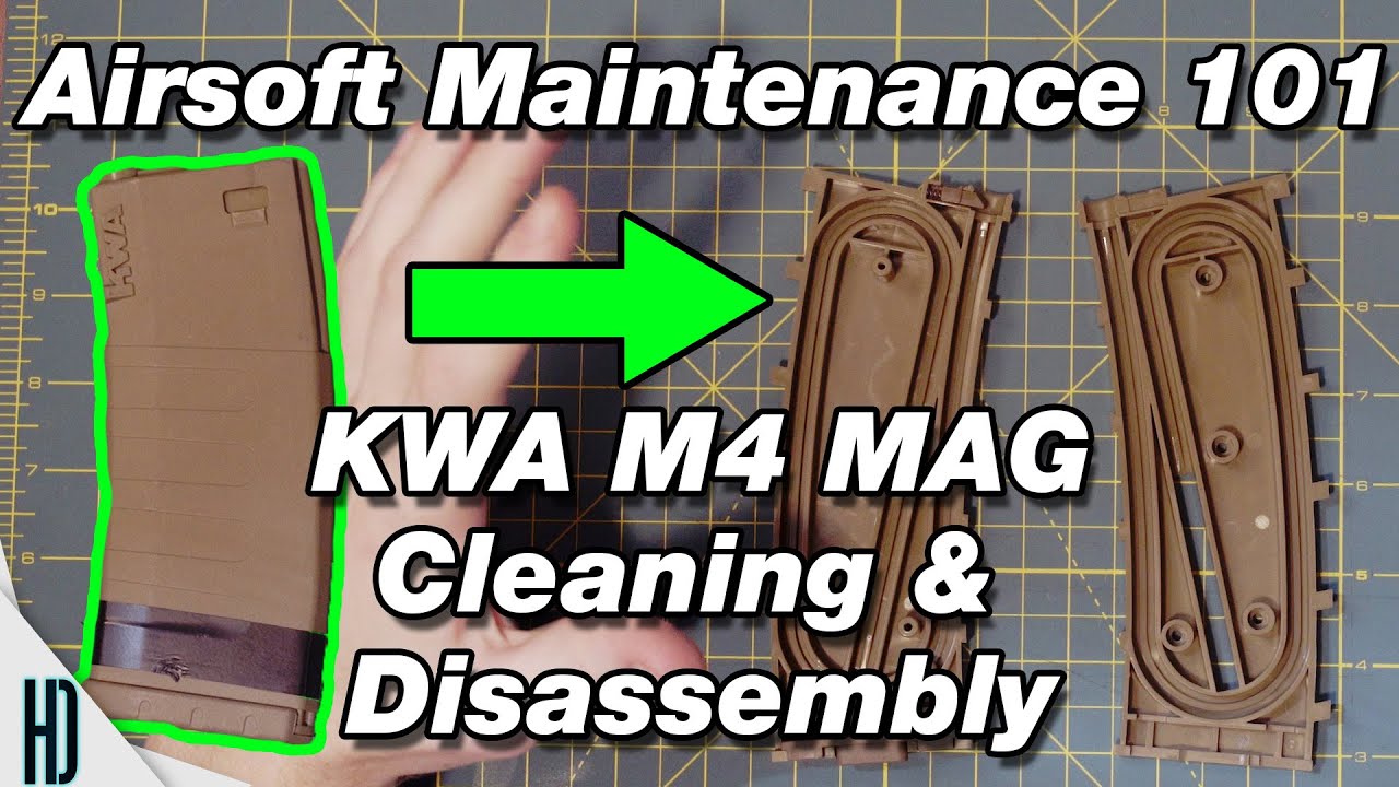 How To Clean Your Airsoft Magazines KWA M4 Midcap Airsoft