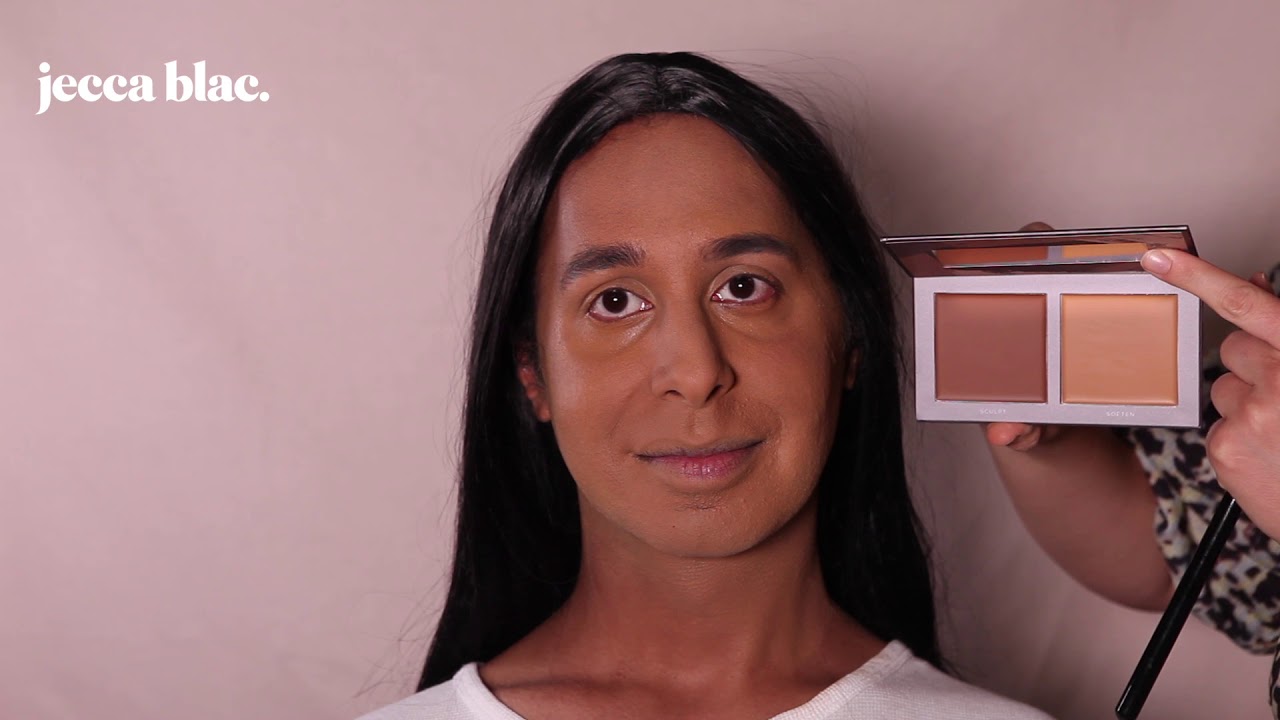 Covering Beard Shadow with Jecca Blac Correct & Conceal palette! YouTube