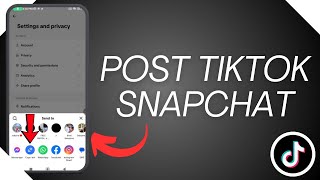 How To Post a TikTok Link on Snapchat Story 2025 | Step-by-Step Tutorial (iPhone & Android)