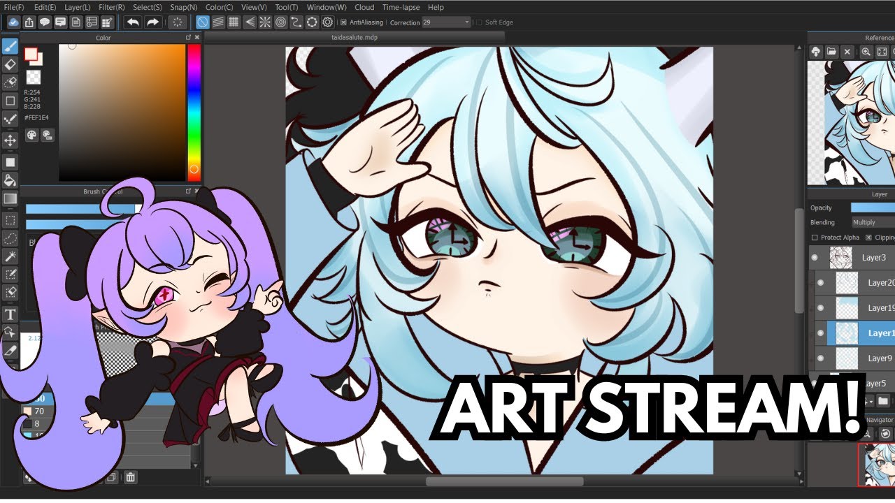 【Art Stream】Can't Stick to A Schedule LOL 【Indie Vtuber】