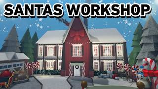 BUILDING SANTAS WORKSHOP IN BLOXBURG